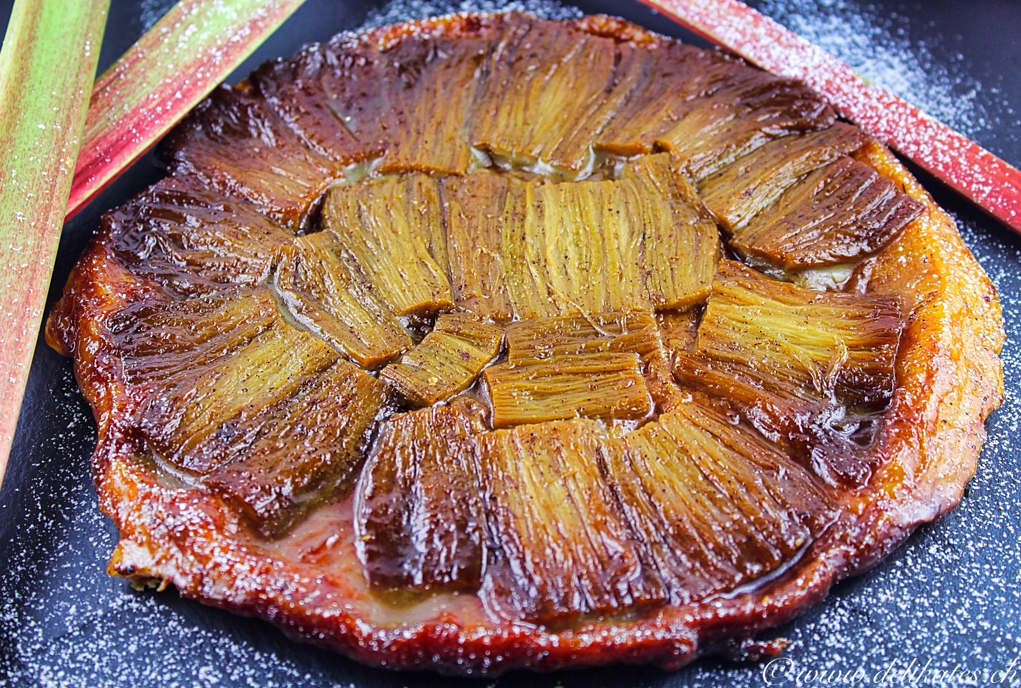 Rhabarber-Tarte-Tatin-Rezept