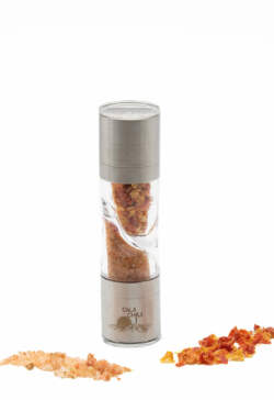 Duospice Mini Chilisalzmühle und Chilischneider in Einem